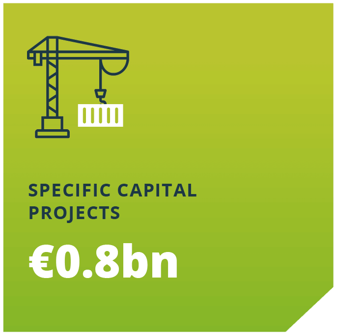 Specific Capital Projects €800m