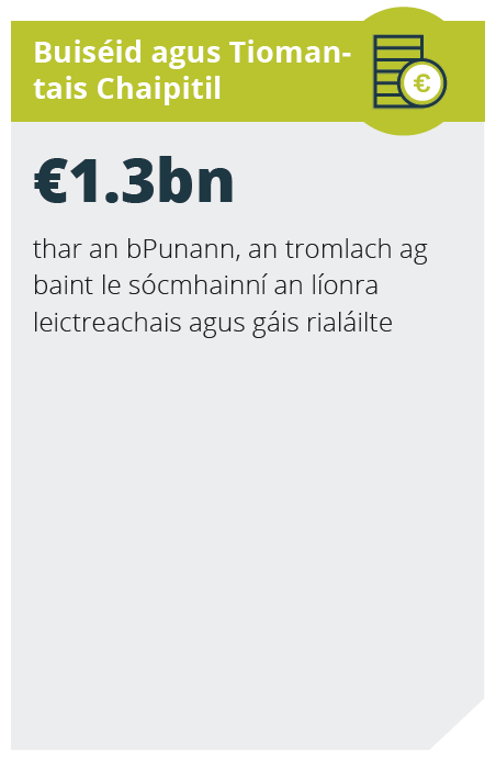 Punann RÉnua - Buiséid agus Tiomantais Chaipitil